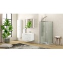 Box doccia angolare dimensioni 90x70 altezza 180cm cristallo trasparente K410 kamalu - 2