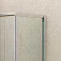 Box doccia angolare dimensioni 90x70 altezza 180cm cristallo trasparente K410 kamalu - 6