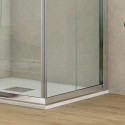 Box doccia angolare dimensioni 90x70 altezza 180cm cristallo trasparente K410 kamalu - 7