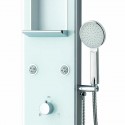 Colonna idromassaggio in PVC e vetro temperato con mensola integrata | Kaman-8800 kamalu - 6