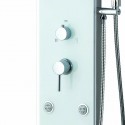 Colonna idromassaggio in PVC e vetro temperato con mensola integrata | Kaman-8800 kamalu - 7
