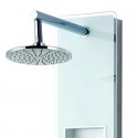 Colonna idromassaggio in PVC e vetro temperato con mensola integrata | Kaman-8800 kamalu - 5