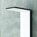Pannello idromassaggio colore bianco e nero con mensola integrata | Kaman-BN9800 kamalu - 3