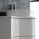 Mobile bagno sospeso 100cm design ultramoderno FORM-100 kamalu - 8