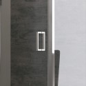Box doccia 120x80 cm alto 180cm vetro trasparente K410NS kamalu - 5