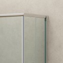 Box doccia 100x80 altezza 180 cm cristallo trasparente K410 kamalu - 10