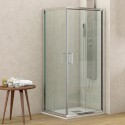 Box doccia ad angolo 70x70 altezza 180 cristallo trasparente K410 kamalu - 10
