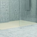 Piatto doccia 160x80 effetto pietra colore crema avorio kamalu - 4