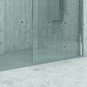 Piatto doccia 160x70cm effetto pietra colore grigio cemento kamalu - 3