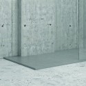 Piatto doccia 180x90 effetto pietra colore grigio kamalu - 5