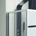 Box doccia 70x70 angolare cristallo 6mm anticalcare KF1000 kamalu - 7