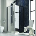 Cabina doccia 150x150 ad angolo ante scorrevoli cristallo 6mm anticalcare KF1000 kamalu - 2