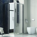 Cabina doccia 150x150 ad angolo ante scorrevoli cristallo 6mm anticalcare KF1000 kamalu - 1