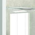 Nicchia doccia 140 cm con un anta scorrevole vetro 6mm KF5000 kamalu - 9