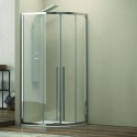 Cabina doccia 80x80 semicircolare vetro 8mm anticalcare altezza 200 KE2000 kamalu - 8