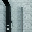Box doccia angolo 80x80 con due ante battenti KS2800 kamalu - 8