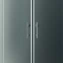 Box doccia 80x80 semicircolare vetro opaco KF2000 kamalu - 7