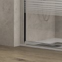 Box doccia angolo 70x70 altezza 180cm vetro serigrafato K410 kamalu - 9