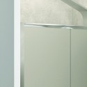 Box doccia un lato 140cm vetro satinato anticalcare KF5000 kamalu - 8