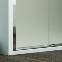 Nicchia doccia 120cm vetro satinato anticalcare KF5000 kamalu - 6