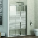 Porta doccia 115cm vetro serigrafato altezza 180cm KP3000 kamalu - 1