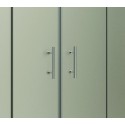 Doccia un lato 190 cm vetro satinato apertura centrale KF6000 kamalu - 5