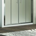 Doccia un lato 190 cm vetro satinato apertura centrale KF6000 kamalu - 6