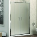 Doccia un lato 190 cm vetro satinato apertura centrale KF6000 kamalu - 1