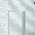Doccia 130cm con anta battente + 2 fissi laterali KPX6000 kamalu - 9
