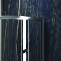 Box doccia 80x80 cristallo 6 mm semicircolare KF2000 kamalu - 7