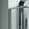 Box doccia 80x80 cristallo 6 mm semicircolare KF2000 kamalu - 6