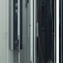 Box doccia 80x80 cristallo 6 mm semicircolare KF2000 kamalu - 8