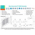 Box doccia 70x70 angolare cristallo 6mm anticalcare KF1000 kamalu - 3