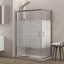 Box doccia 90x90 serigrafato altezza 180cm modello K410 kamalu - 5