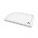 Piatto doccia 100x80 semicircolare versione sinistra KAM-1000 kamalu - 2