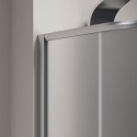 Box doccia stondato 120x90cm vetro opaco KAM-K270 kamalu - 7