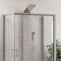 Box 3 lati 70x90x70 altezza 180 cristallo trasparente K410 kamalu - 3