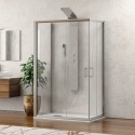 Box 3 lati 70x90x70 altezza 180 cristallo trasparente K410 kamalu - 1