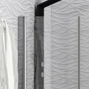 Box doccia 80x80 angolare apertura saloon KS2800-SSN kamalu - 3