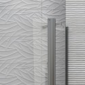 Box doccia 80x80 angolare apertura saloon KS2800-SSN kamalu - 4