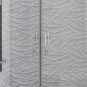 Box doccia 80x80 angolare apertura saloon KS2800-SSN kamalu - 6