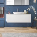 Mobile 120cm bagno installazione sospesa con cassetto ammortizzato SP-120B kamalu - 3