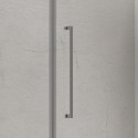 Porta doccia battente 150 cm con 2 laterali fissi | KT6000 kamalu - 6
