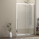 Porta doccia nicchia 110cm scorrevole vetro 8mm altezza 200h | KEL4000 kamalu - 2