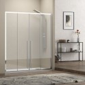 Nicchia doccia 170 cm doppio scorrevole vetro 8mm altezza 200h | KEL6000 kamalu - 1