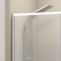 Nicchia doccia 170 cm doppio scorrevole vetro 8mm altezza 200h | KEL6000 kamalu - 5