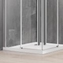 Box doccia 80x80 apertura doppio scorrevole vetro 8mm | KSA1000 kamalu - 3