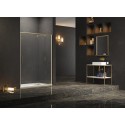 Doccia nicchia 110 cm profilo oro spazzolato | KEF4000 kamalu - 6