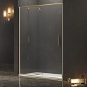 Doccia nicchia 110 cm profilo oro spazzolato | KEF4000 kamalu - 2