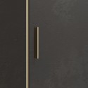 Doccia nicchia 110 cm profilo oro spazzolato | KEF4000 kamalu - 5